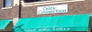 View of Celtic Connections sign in Rapid City, SD.